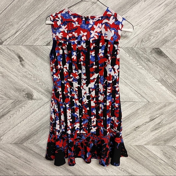 Peter Pilotto For Target Red Blue Drop Waist Dress - Picture 8 of 13